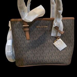 Michael Kors Brown Signature Tote Bag
